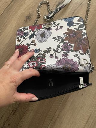 Bolso Misako floral blanco y multicolor