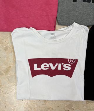 Lote 5 camisetas hombre M | Levi’s, Puma, Vans y S