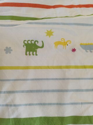 Edredón cuna 100x120 cm Fibra Hueca y funda Ikea