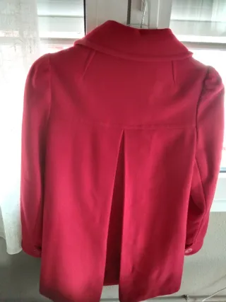 Abrigo niña rojo 10-12 años