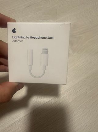 Adaptador Auriculares iPhone Lightning 3.5mm