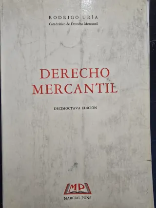 Manual de Derecho Mercantil