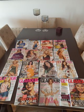 REVISTAS POCKET GLAMOUR. IN STYLE.WOMAN