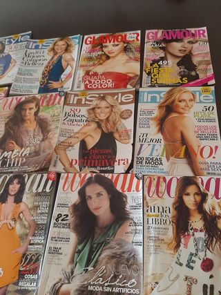 REVISTAS POCKET GLAMOUR. IN STYLE.WOMAN