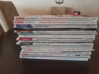 REVISTAS POCKET GLAMOUR. IN STYLE.WOMAN