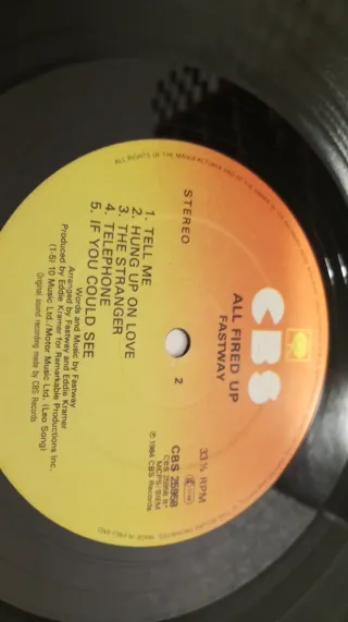 Fastway All Fired Up LP