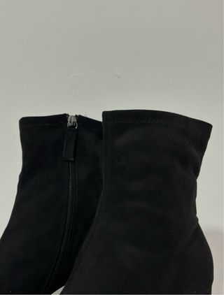 Botín tacón plataforma Zara Talla 41 Negro