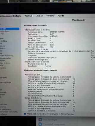 MacBook Air 13” 2020 i3 8GB RAM 256GB SSD