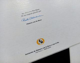 Lote postales Navidad Asociación Pintores Pie/Boca