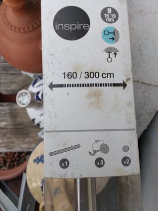 Bastone per tende in alluminio