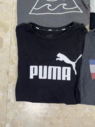 Lote 4 camisetas hombre M | Levi’s, Puma, Vans y H