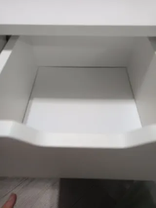 Mini Aparador Blanco y Gris.Montado NUEVO!.Recoger