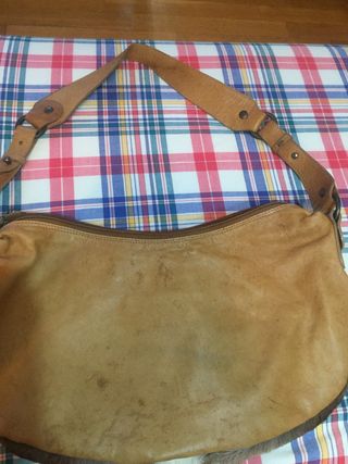 Bolso Marella Piel Beige y Marrón