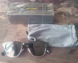 Gafas de sol Hawkers negras y plateadas