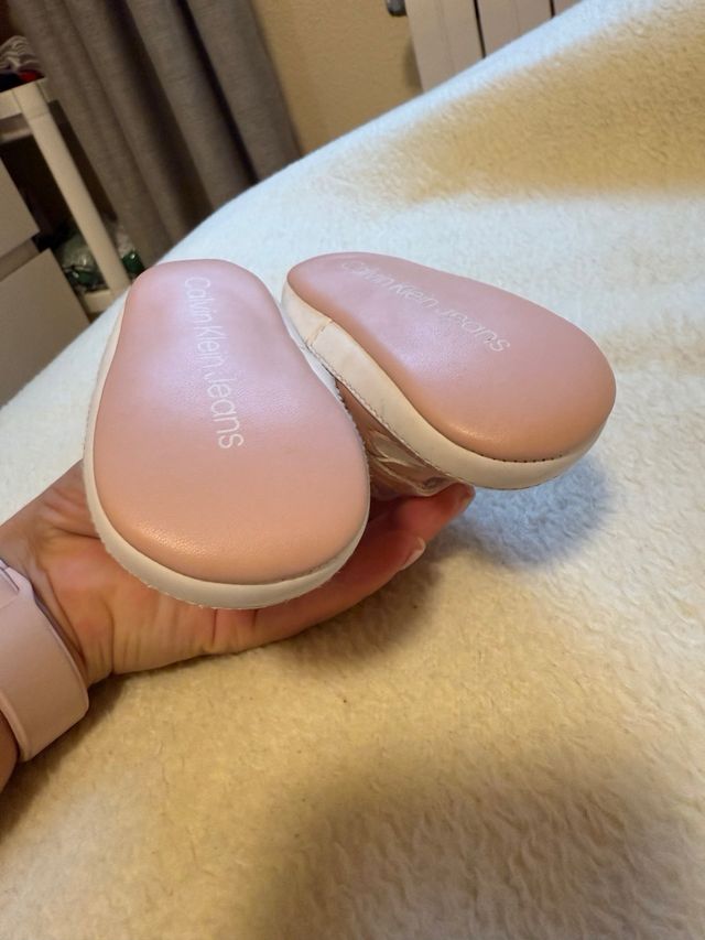 Zapatillas Calvin Klein Bebé Rosa Talla 18