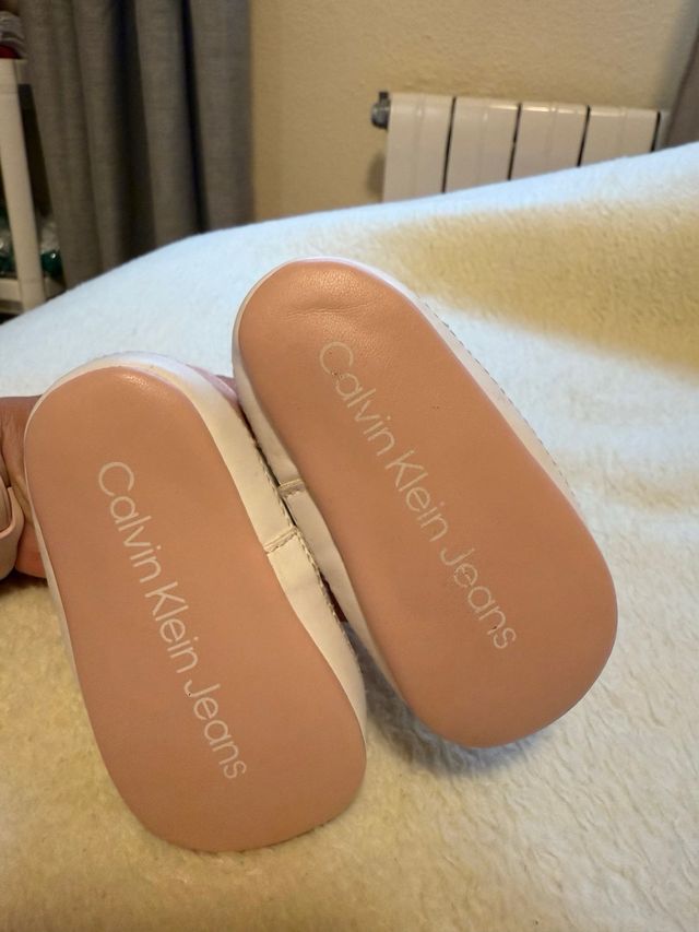 Zapatillas Calvin Klein Bebé Rosa Talla 18