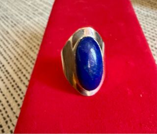 Anillo Plata y Lapislázuli