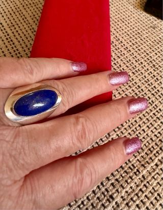 Anillo Plata y Lapislázuli