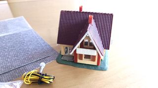 Treno H0: accessori per modellini, garage, lampioni, albero...