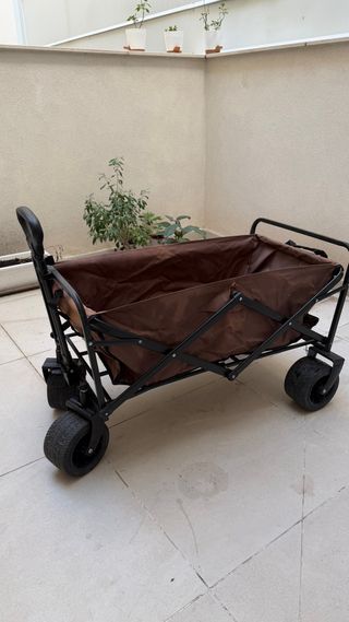 Carrito de playa plegable