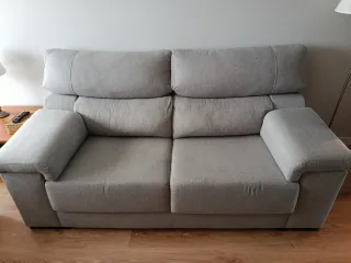 Conjunto de DOS sofás (3+2) gris claro