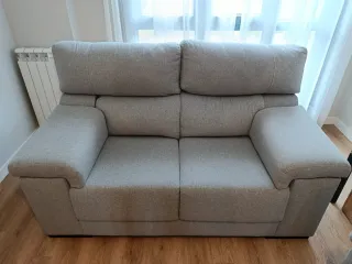 Conjunto de DOS sofás (3+2) gris claro