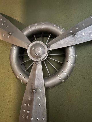 Hélice Decorativa Metal Plata Maison du Monde