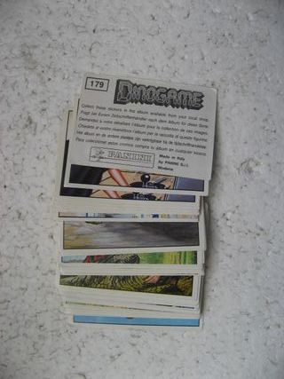 Cromos Dinogame Panini Dinosaurios Sueltos