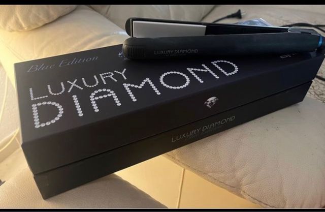 Plancha Pelo Luxury Diamond Blue Edition