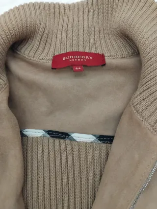 Chaqueta Burberry Ante y Punto Mujer Beige