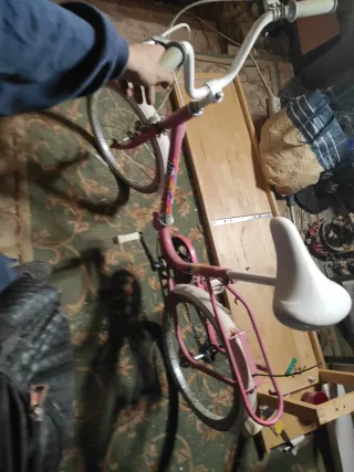 Bicicleta BH Happy antigua rosa