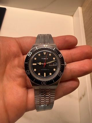 Timex M79 Automático Negro/Plateado