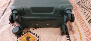 Valigia NUMADA 55X40X20 CM VERDE 4 RUOTE