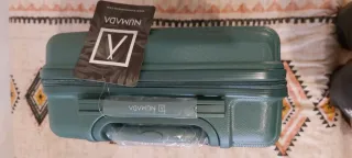 Valigia NUMADA 55X40X20 CM VERDE 4 RUOTE