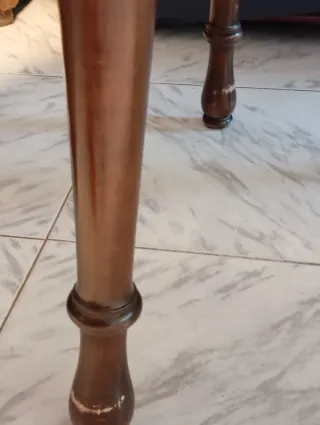 Mesa de salón extensible madera y cristal incluido