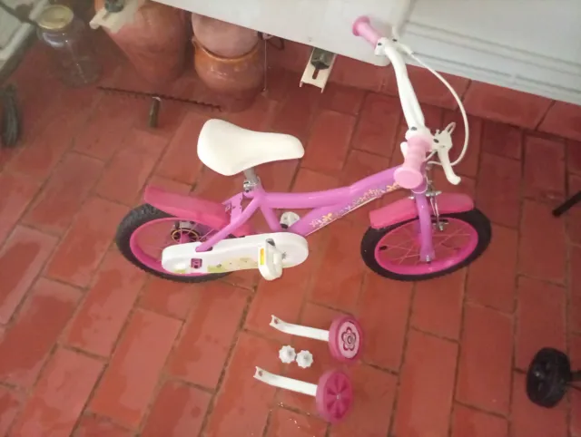 Bicicleta infantil niña rosa pin y pon