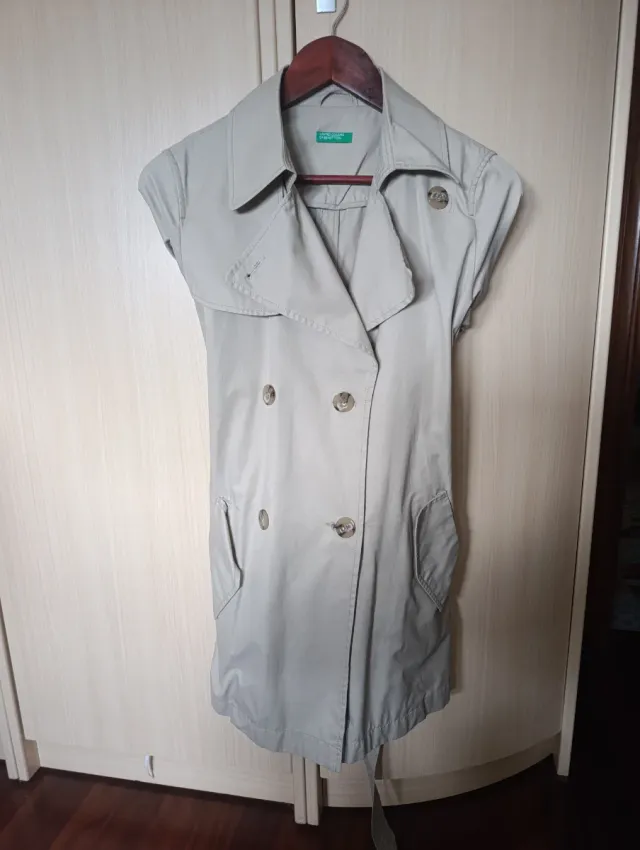 Gabardina United Colors of Benetton Beige