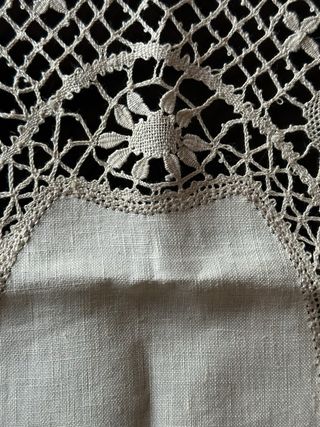 Centrotavola pizzo al tombolo