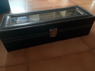 Organizador de relojes 6 compartimentos 