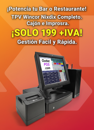 TPV Wincor Nixdix Completo + Cajón