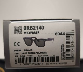 Gafas de sol RB2140 Polarizadas Havana 