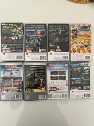 Pack 8 juegos PSP + PSP Negra + Cargador