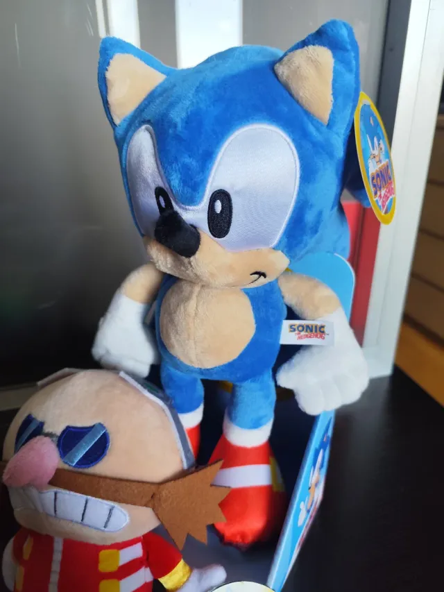 Pack Peluche Sonic y Dr. Robotnik