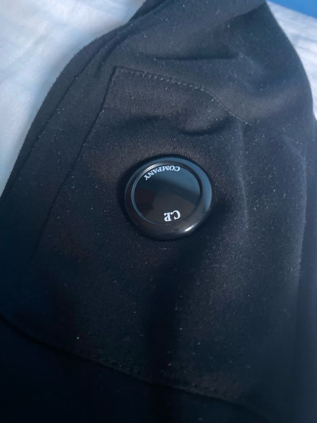 Sudadera C.P. Company Negra Cremallera