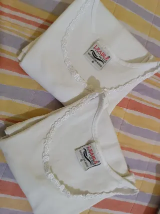 Set 2 canottiere bambina Leable cotone Mako