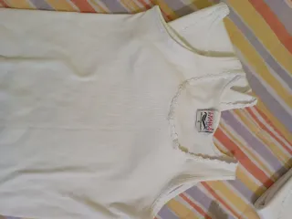 Set 2 canottiere bambina Leable cotone Mako