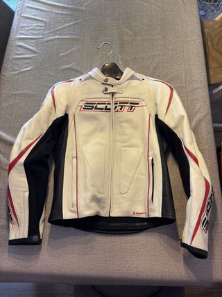 Chaqueta moto de piel mujer SCOTT Talla S