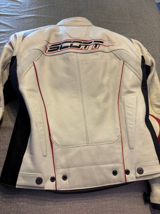Chaqueta moto de piel mujer SCOTT Talla S