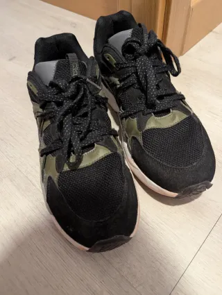 Deportivas Kappa Hombre Negro Verde Oliva