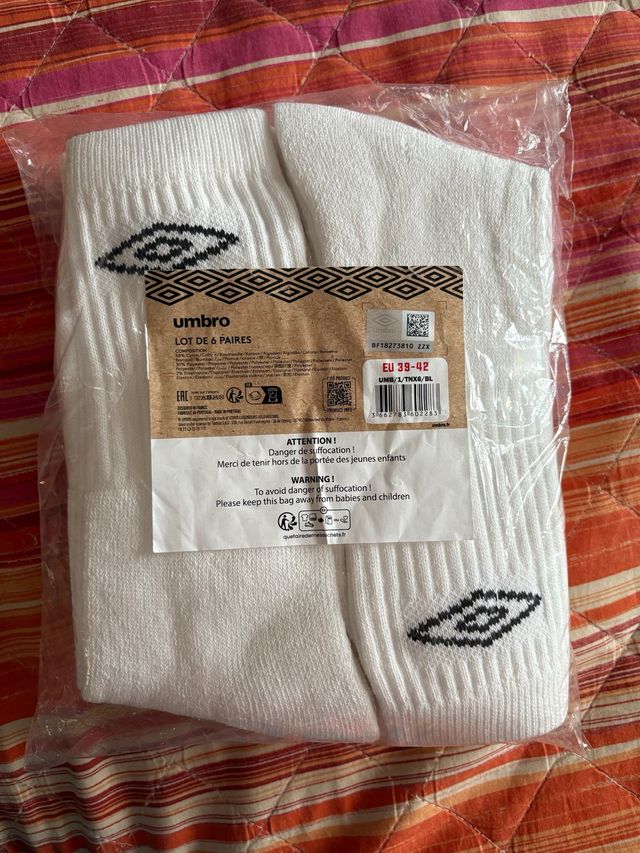 Calzettoni Umbro Lot de 6 Paires EU 39-42